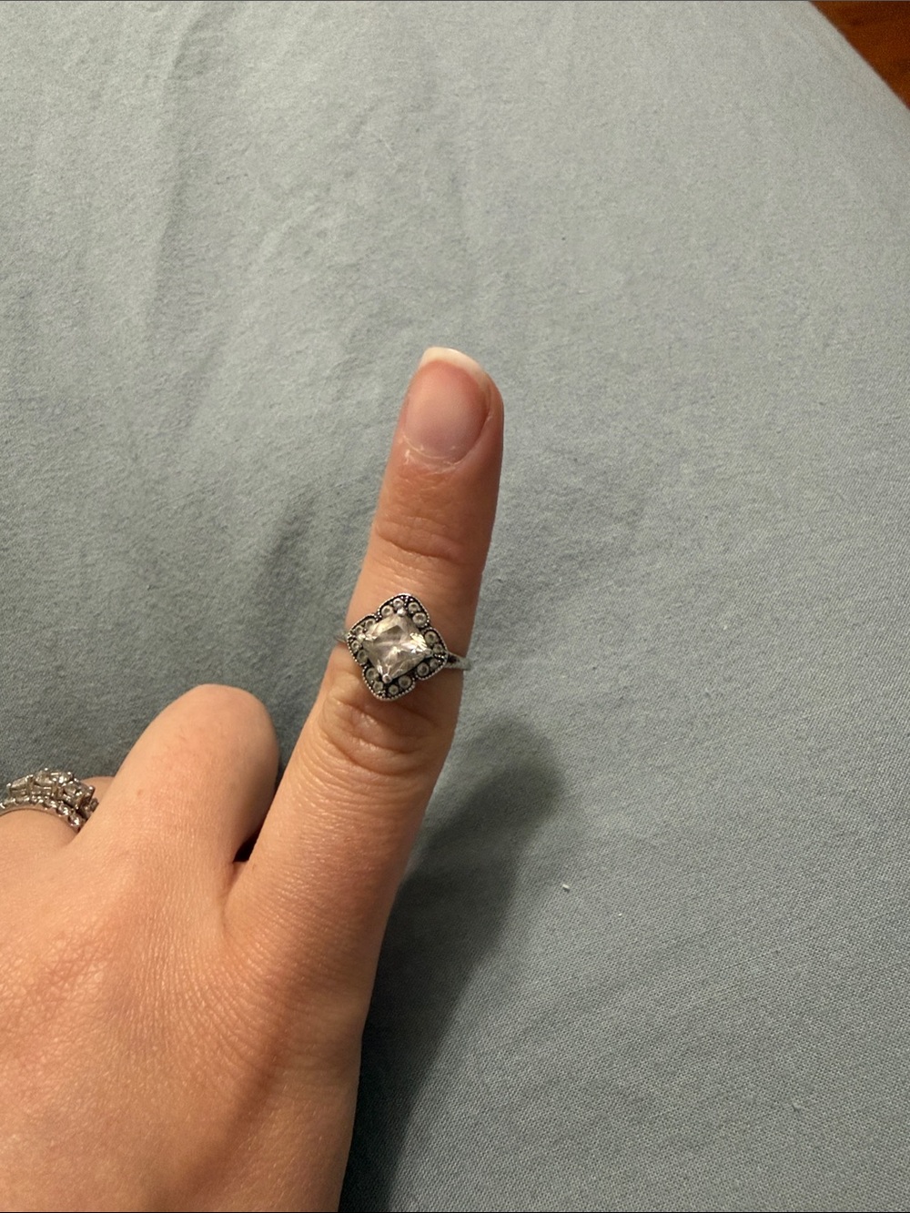 Retired pandora ring Crystalized Floral Fancy size 6